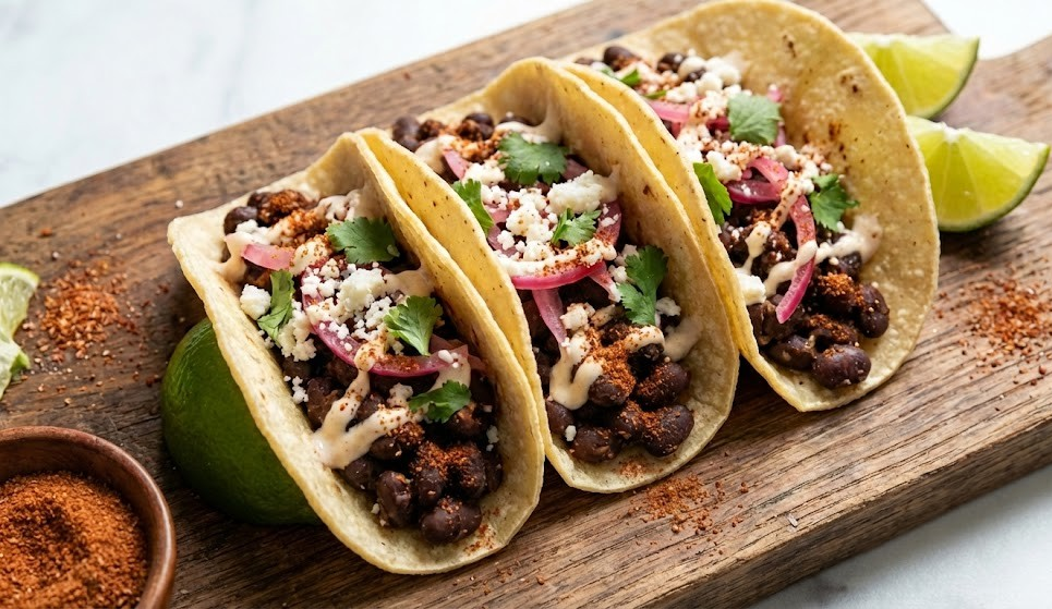 Smoky Black Bean Tacos