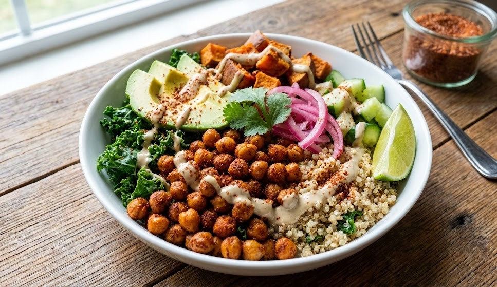 Spicy Chickpea Bowl