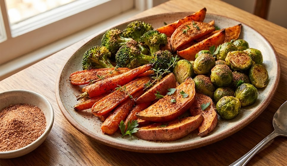 Spicy Roasted Veggies